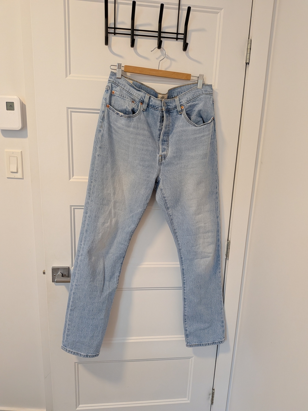 Levi's/Light blue denim 501s Sz 33